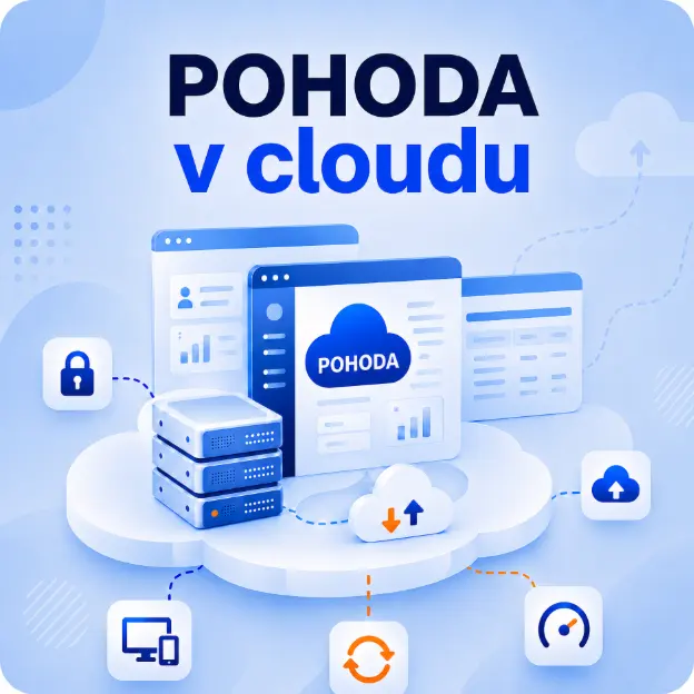 Pracujte odkudkoli a bez starostí. O aktualizace, zálohování i technické zázemí se postaráme my — bez dalších investic do hardwaru a softwaru. S cloudovou POHODOU bude vaše účetnictví jako v bavlnce.