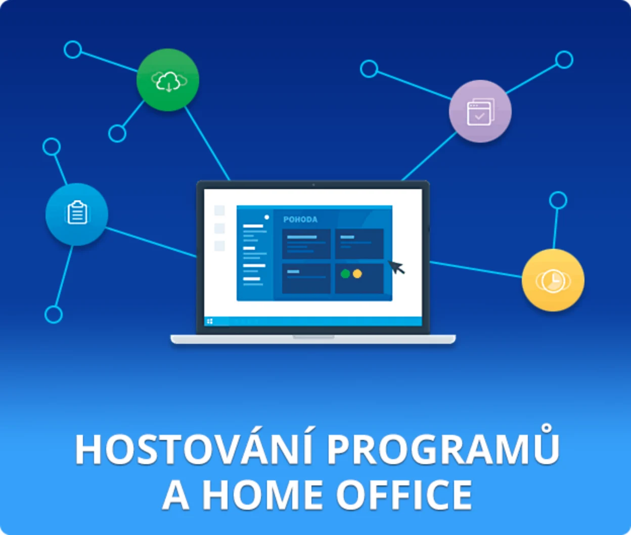 Hosting v cloudu pro účetní program POHODA