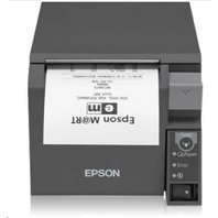 EPSON pokladní termo TM-T70II, USB + serial, zdroj, řezačka, černá